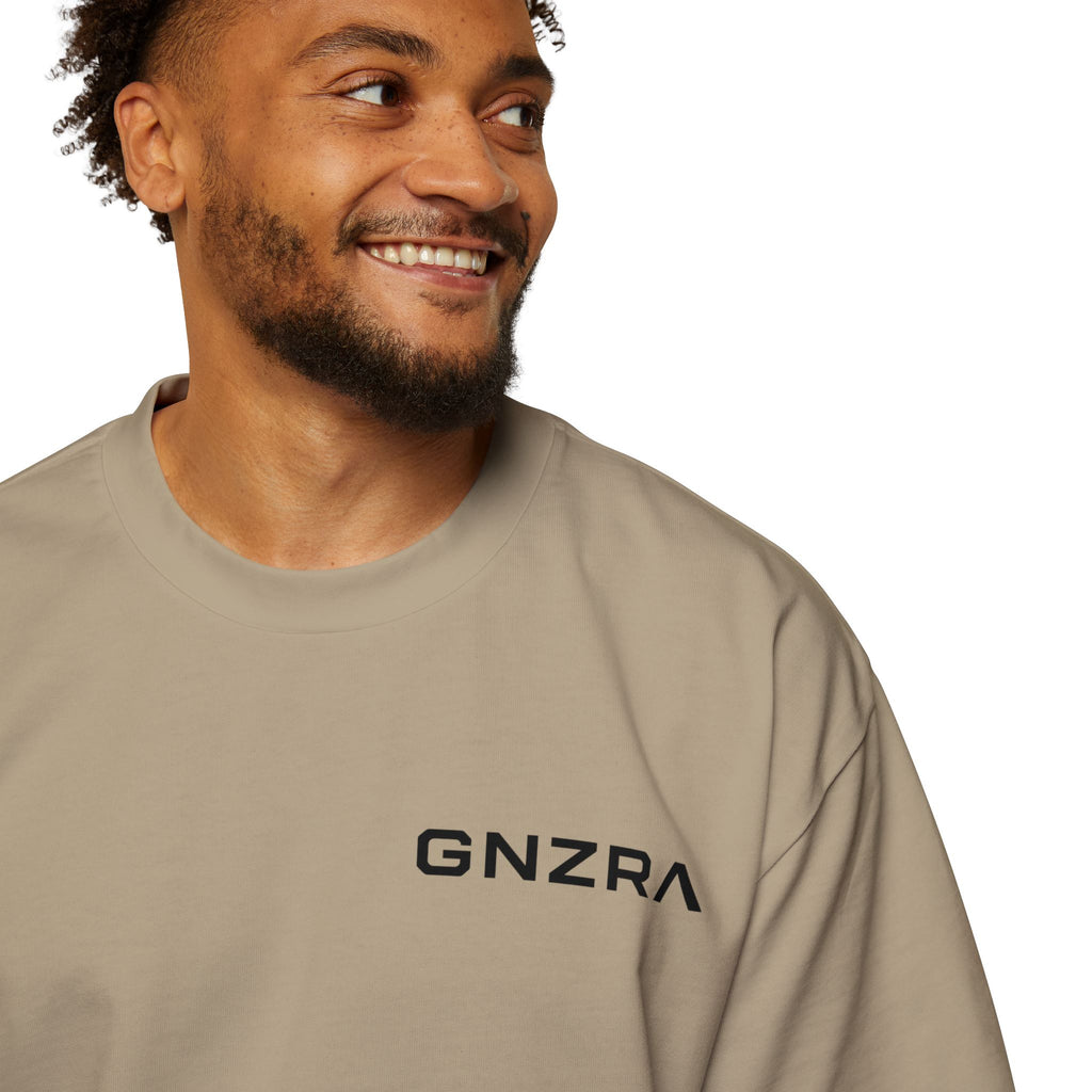 GNZRA Oversized Tee — Faded Khaki