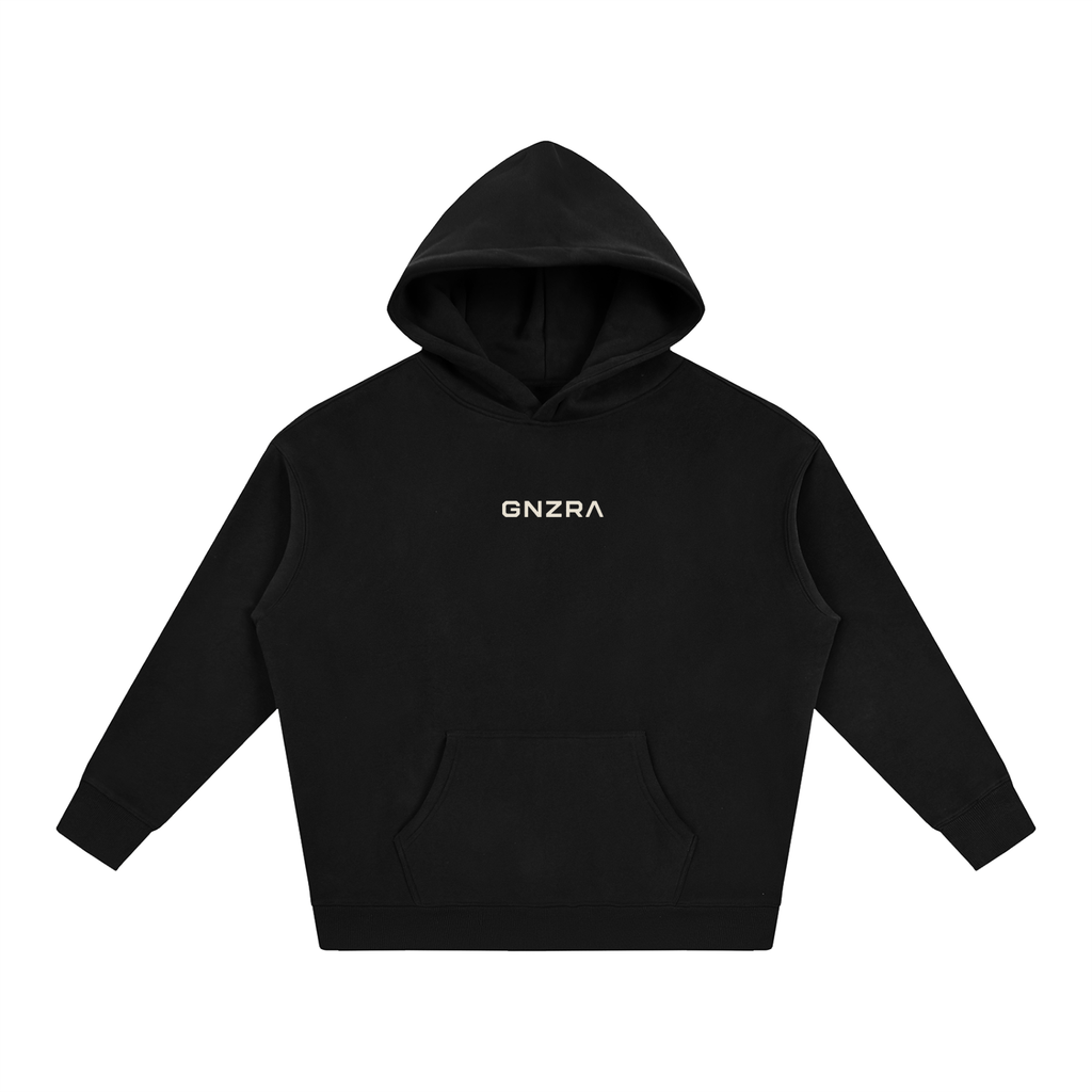 GNZRA Essential Heavyweight Hoodie — Black
