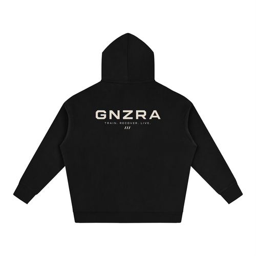 GNZRA Essential Heavyweight Hoodie — Black